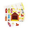 Nativity Scene Stickers - 12 Pc. Image 1