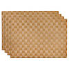 Natural Basketweave Rectangle Woven Placemat (Set Of 4) Image 1