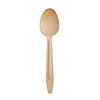 Natural Birch Eco Friendly Disposable Dinner Spoons (250 Spoons) Image 1