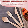 Natural Birch Eco Friendly Disposable Dinner Spoons (250 Spoons) Image 4