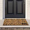 Natural Coir Boo with Ghosts Halloween Doormat 18&quot; Proper 30&quot; Image 1