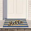 Natural Coir "Hello" Outdoor Rectangular Doormat 18" x 30" Image 1