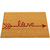 Natural Coir "Love" Arrow Outdoor Doormat 18" x 30" Image 2