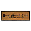 Natural Coir Rectangular "Home Sweet Home" Doormat 16" x 48" Image 1