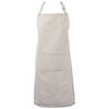 Natural Solid Chambray Chef Apron Image 1