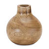 Natural Wood Bud Vase (Set Of 3) 5"H Wood Image 1