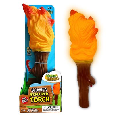 Nature Bound: Glowing Explorer Torch - Handheld Illuminating Toy, Crackling Image 1