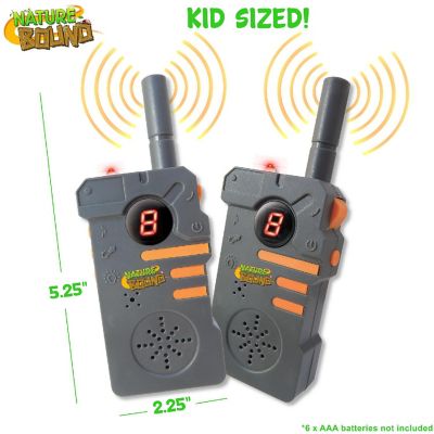 Nature Bound Walkie Talkies &amp;#8211; 2pc Set, 2 Mile Range, Flashlight, 8 Channels 5+ Image 3