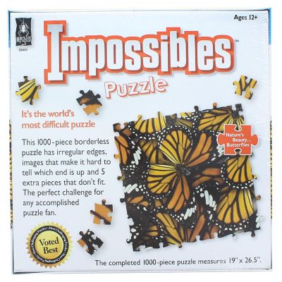 Natures Beauty Butterflies 1000 Piece Jigsaw Puzzle Image 1