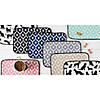 Nautical Blue And Off White Lattice Paw Pet Mat Image 4