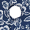 Nautical Blue  Floral Print Outdoor Tablecloth With Zipper, 60X84 Image 2