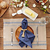 Nautical Blue French Stripe Placemat (Set Of 6) Image 3