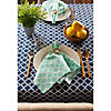 Nautical Blue Lattice Tablecloth 60X104 Image 3