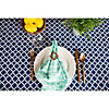 Nautical Blue Lattice Tablecloth 60X104 Image 4