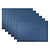 Nautical Blue Pvc Doubleframe Placemat (Set Of 6) Image 1