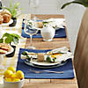 Nautical Blue Ribbed Placemat (Set Of 6) Image 2