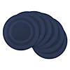 Nautical Blue Round Pvc Doubleframe Placemat (Set Of 6) Image 1