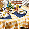 Nautical Blue Solid Wedge Table Placemat (Set Of 6) Image 2