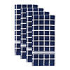 Nautical Blue Solid Windowpane Terry Dishtowel (Set Of 4) Image 1