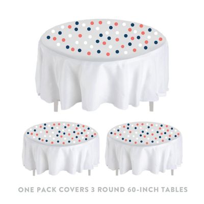 Nautical Coral Navy White, 180-Pack Image 3