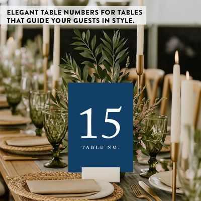 Navy Blue Perforated Numbers 1 20 Image 2