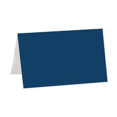 Navy Blue Table Tent Place Cards 20-Pack Image 1
