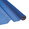 Navy Blue Voile Sheer Fabric Roll Image 1