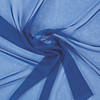 Navy Blue Voile Sheer Fabric Roll Image 1