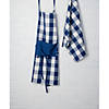 Navy Buffalo Check Chef Apron Image 3