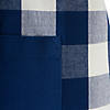 Navy Buffalo Check Chef Apron Image 4