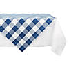 Navy Buffalo Check Table Topper 40X40 Image 1