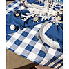 Navy Buffalo Check Tablecloth 60X120 Image 4