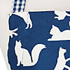 Navy Cat Print Chef Apron Image 2