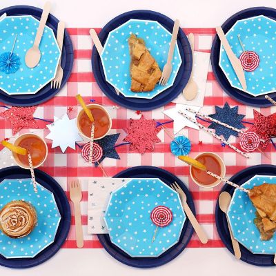 Navy Classic Large Plates -10/Pack - 10 Pieces Image 3
