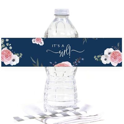 Navy Eucalyptus Baby Shower 2.5x8.5in 20 Image 1