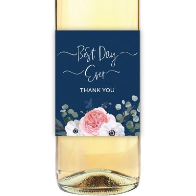Navy Eucalyptus Wedding Best Day Ever Image 1