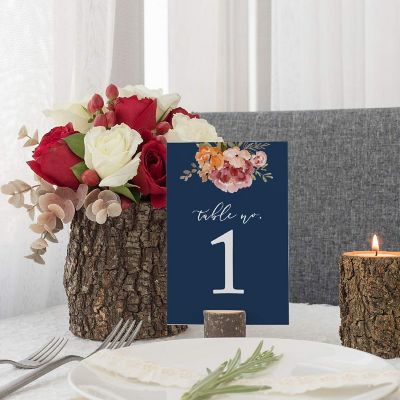 Navy Fall Floral Numbers 1 20 Image 2