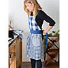 Navy/Off White Gingham Apron Image 4