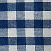 Navy/Off White Reversible Gingham/Buffalo Check Placemat Set Image 2