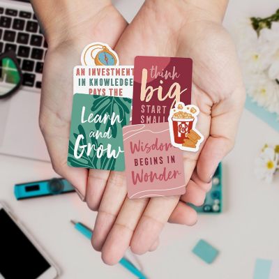 Navy Peony Color Vision Board Stickers Image 2