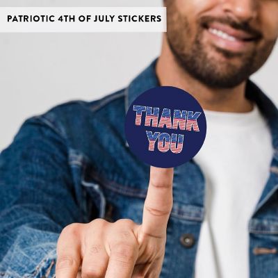Navy Thank You USA Stickers 2IN 40 Pack Image 2