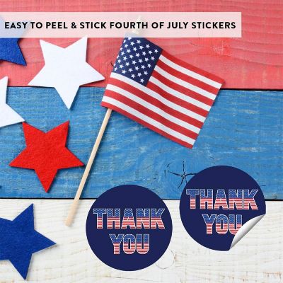 Navy Thank You USA Stickers 2IN 40 Pack Image 3