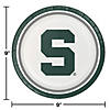 Ncaa Michigan State University Paper Plates - 24 Ct. Image 1