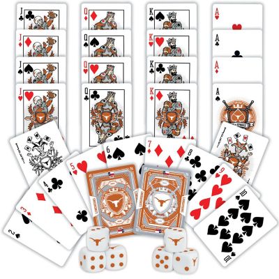 NCAA Texas Longhorns 2-Pack Playing cards &amp; Dice set Image 2