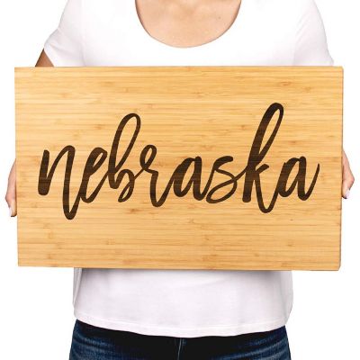 Nebraska Bamboo Board 17.75x11 Image 2