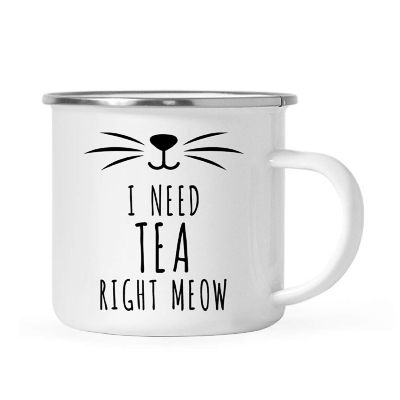 Need Tea Right Meow 11oz Campfire Mug Image 1