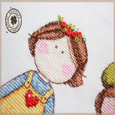 NeoCraft - Twins GR-06 Counted Cross-Stitch Kit Image 1