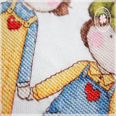 NeoCraft - Twins GR-06 Counted Cross-Stitch Kit Image 2