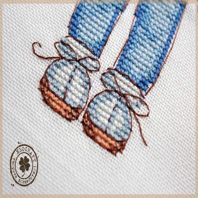 NeoCraft - Twins GR-06 Counted Cross-Stitch Kit Image 3