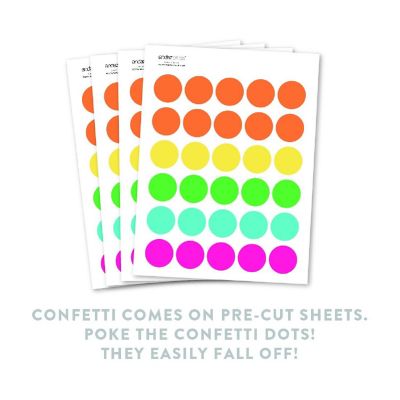 Neon Brights Confetti 180-Pack Image 1